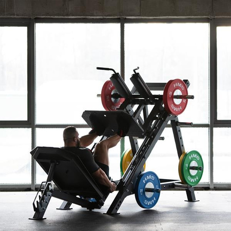 Suwnica na nogi ławka z prasą do nóg sport HMS