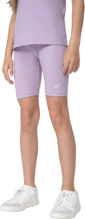 Legginsy dla dziewczynki 4F F037 fioletowe 4FJSS23TTIGF037 52S