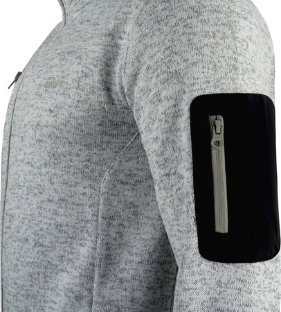 Bluza rozpinana ze stójką męska Bjorn Pilatus szara HE93465