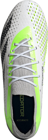 Buty piłkarskie adidas Predator Accuracy.1 Low SG biało-zielone IF2292