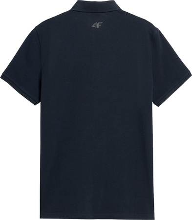 Koszulka męska polo 4F granatowa 4FSS23TPTSM039 30S