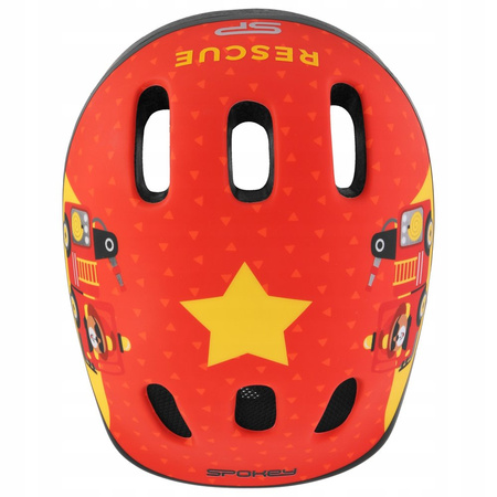 Kask rowerowy dla dzieci Spokey Fun czerwony M 941014