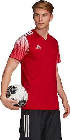Koszulka męska adidas Regista 20 Jersey czerwono-biała FI4551