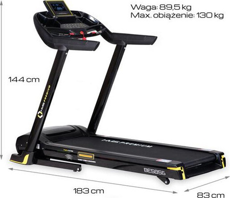 Bieżnia elektryczna HMS BE5856 premium