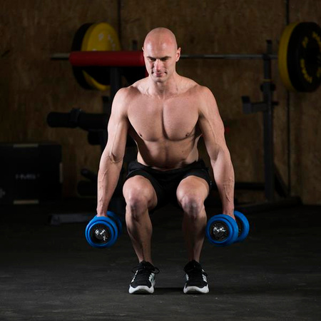 Sztangielki/sztanga gumowane HMS SGG30BAR 30 kg