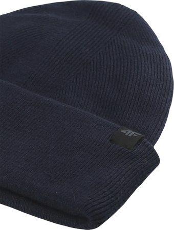 Czapka zimowa ciepła 4F U556 granatowa 4FWAW25ACAPU556 31S