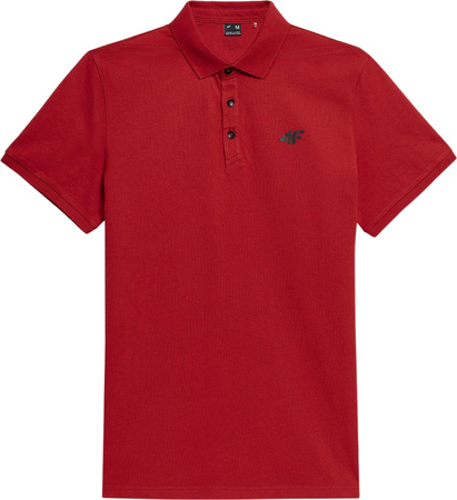 Koszulka polo męska 4F czerwona H4L22 TSM355 62S