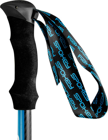 Kijki trekkingowe Spokey Carbon niebiesko-czarne 927900