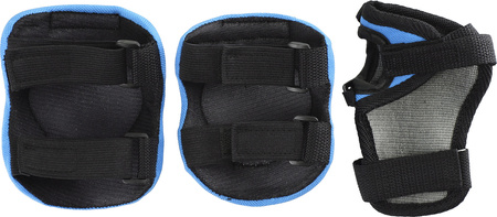 Zestaw kask z ochraniaczami niebieski Nils Extreme mtw01 h210 rozmiar XS