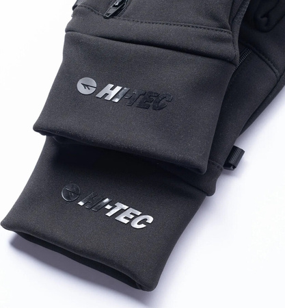 Męskie rękawice zimowe rękawiczki ocieplane polarem Hi-tec Kibili rozmiar L/XL