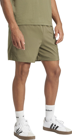 Spodenki męskie adidas Essentials Small Logo Chelsea oliwkowe JF1113