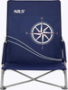 Krzesło turystyczne kempingowe plażowe Nils nc3035 granatowy