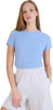 Koszulka damska 4F F2255 niebieska 4FWMM00TTSHF2255 32S