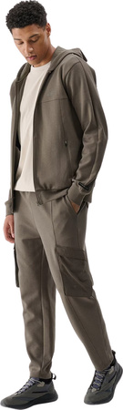 Spodnie męskie 4F CAS M0990 ciemny brąz 4FWSS25TTROM0990 80S