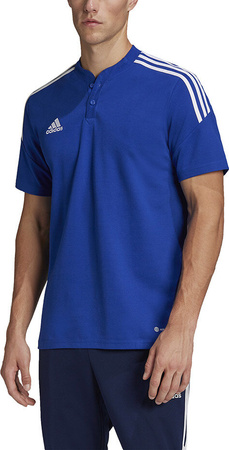 Koszulka męska adidas Condivo 22 Polo niebieska HG6307