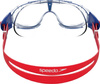 Dziecięce okularki pływackie Speedo Rift Gog Ju lava red/beautiful blue/clear