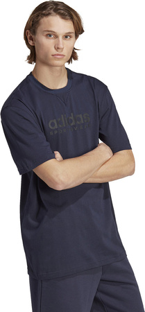 Koszulka męska adidas All SZN Graphic Tee granatowa IC9812