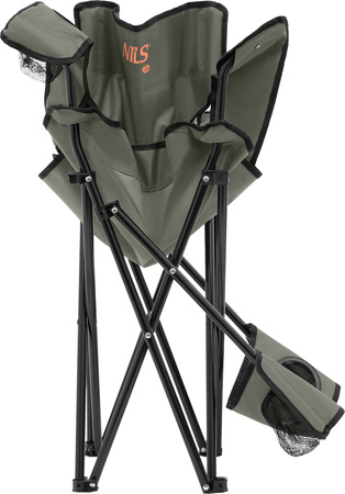 Krzesło fotel turystyczne plażowe składane Nils Camp NC3301 khaki