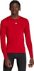 Koszulka męska adidas Techfit Aeroready Long Sleeve Tee czerwona HP0639