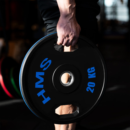 Talerz olimpijski ogumowany 2 x 20 kg HMS TOG20 2 x 20 kg