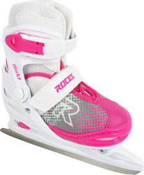 Łyżwy Roces Jokey Ice X biało-różowe 450746 001
