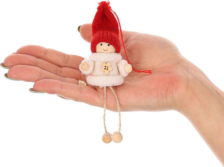 Zawieszka laleczka z guziczkiem boy