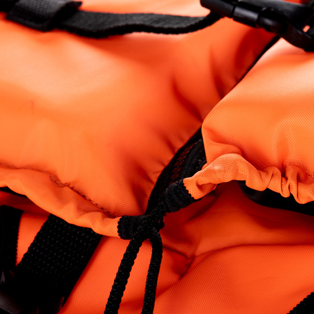 Kamizelka ratunkowa asekuracyjna 100n Junior fluo pomarańczowa rozmiar Child