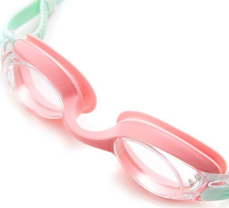 Okularki pływackie Nils aqua nqg700af miętowy/ różowy junior