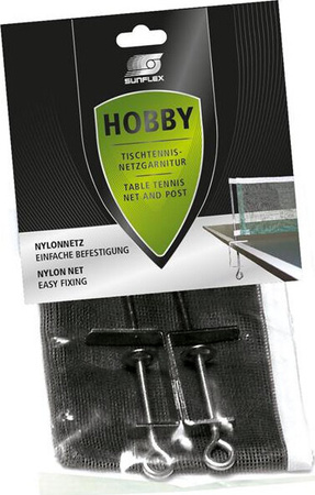 Uchwyt do tenisa stołowego ping ponga z siatką Sunflex Hobby 20240