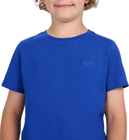 Koszulka dla chłopca 4F M2399 kobalt 4FJWAW25TTSHM2399 36S