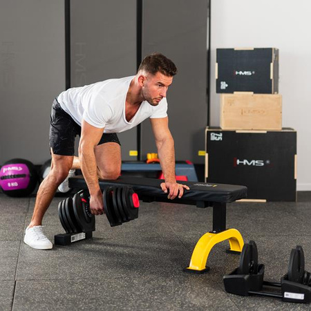 Zestaw regulowanych sztangielek 43,5 kg HMS sgr40 pro set 2w1