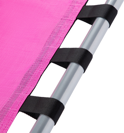 Bocianie gniazdo huśtawka Nils Camp NB5045 różowa 102 × 76 cm