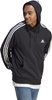 Bluza męska adidas Essentials French Terry 3-Stripes Hoodie czarna IC0435