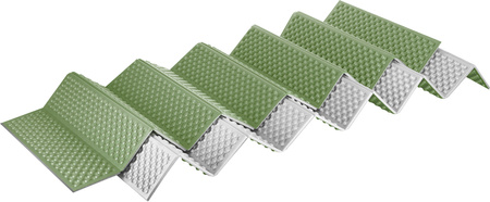 Karimata składana turystyczna trekkingowa z aluminiowym XPE 195×60×1,5 cm