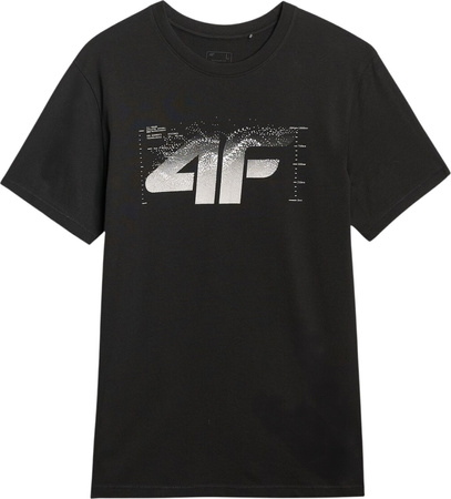 Koszulka męska 4F M2359 czarna 4FWAW25TTSHM2359 20S