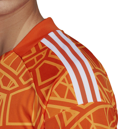 Koszulka męska Condivo 22 Goalkeeper Jersey Short Sleeve pomarańczowa HB1621