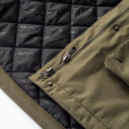 Damska kurtka wodoodporna parka z kapturem ocieplana Iguana Nermin W rozmiar S