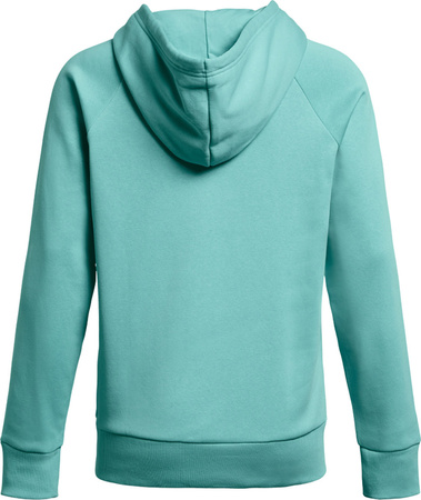 Bluza damska Under Armour Rival Flecce Hoodie miętowa 1379500 482