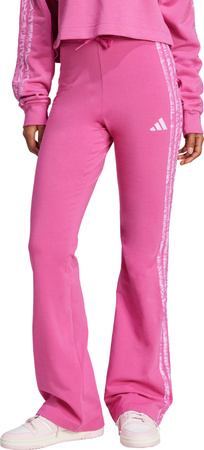 Legginsy damskie adidas Essentials 3-Stripes Print Cotton różowe JG6238