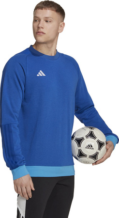 Bluza męska adidas Tiro 23 Competition Crew niebieska HU1325
