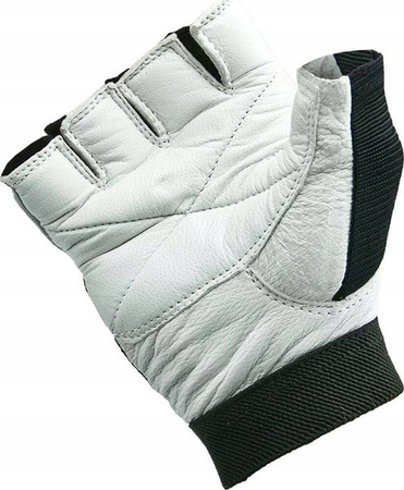 Rękawiczki treningowe kulturystyczne skóra naturalna Allright rozmiar XS