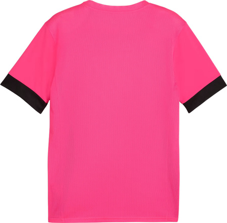 Koszulka męska Puma teamGoal Matchday Jersey różowo-czarna 705747 27