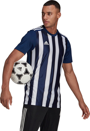 Koszulka męska adidas Striped 21 Jersey granatowa GN5847