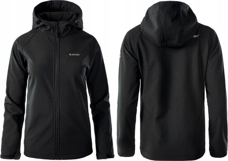 Damska kurtka przejściowa softshell Hi-Tec Lady Neti membrana 8000mm czarna rozmiar XL