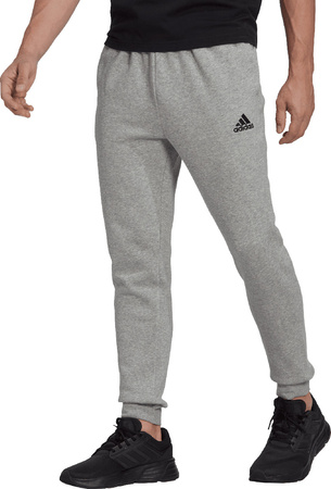 Spodnie męskie adidas Essentials Fleece Tapered szare HL2230