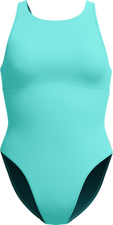 Damski Strój Kąpielowy Solid High Neck 1 Pc  rozmiar S