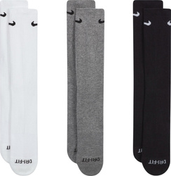 Skarpety Nike Everyday Plus Cushioned 3 pary białe, szare, czarne SX6888 964