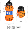 Kubek bidon silikonowy składany Nils NC4104 koszykówka 550 ml