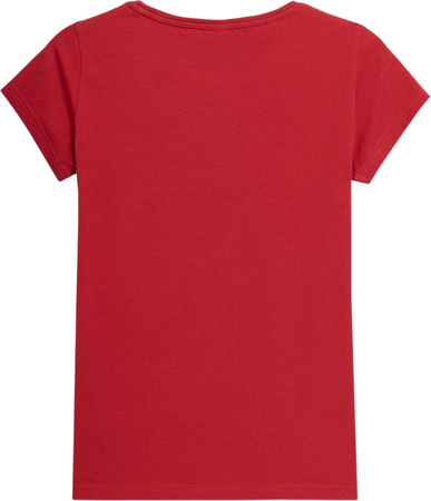 Koszulka damska 4F czerwona H4L22 TSD353 62S