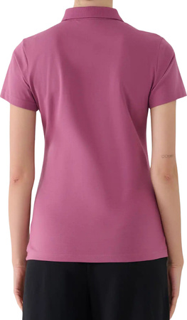 Koszulka damska polo 4F F554 różowa 4FWAW25TPTSF554 60S